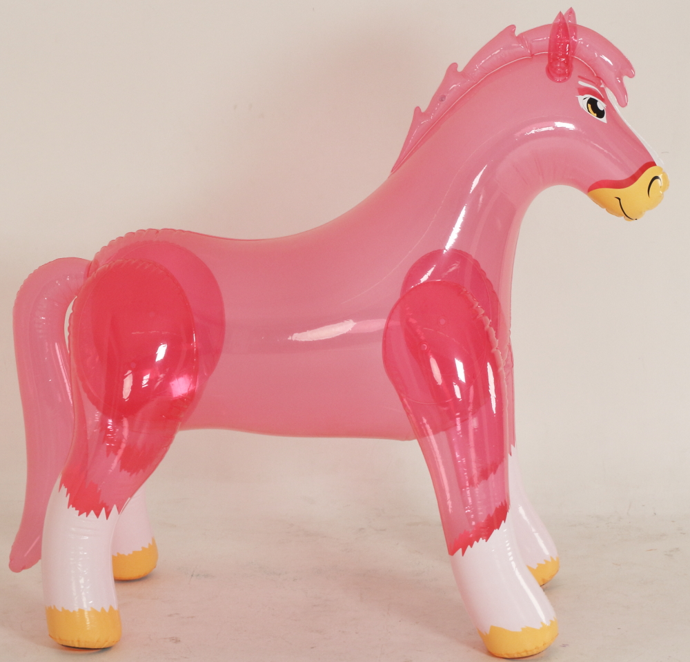 Horse pink transparent_2